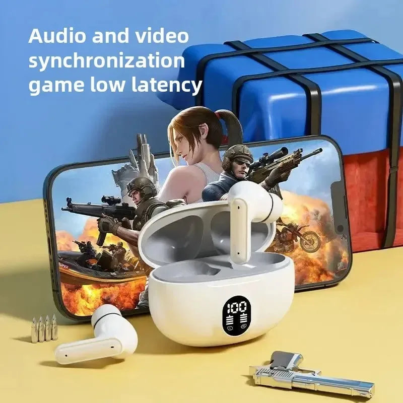 TWS Wireless Bluetooth Headphones Music Sport Earphones Waterproof Headset with Mic for Xiaomi IPhone Redmi