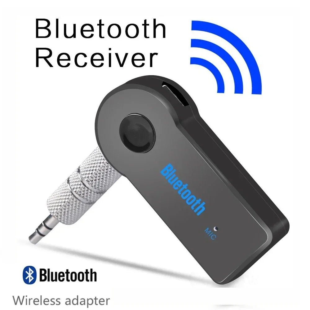 AUX Car Bluetooth Receiver,3.5mm Socket 5.0 Wireless Bluetooth Adapter,Audio Converter Mobile Phone Hands-Free Stereo